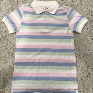 Janie and Jack Boys Striped Polo Easter